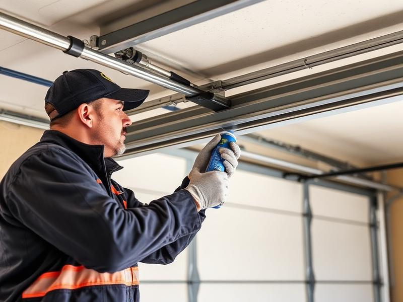Professional garage door maintenance service
